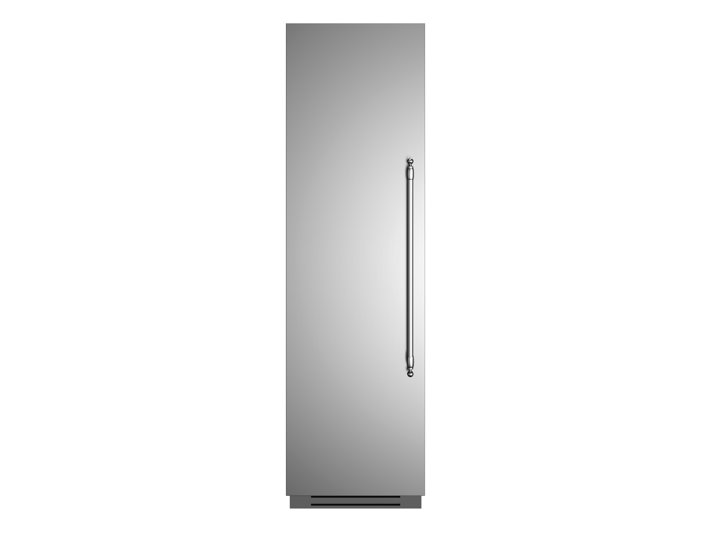 Colonna freezer da incasso da 60 cm con porta in acciaio inossidabile
