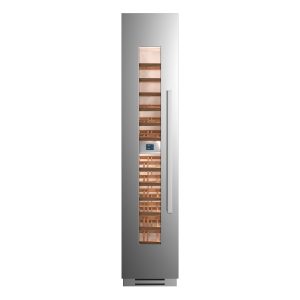 45 cm built-in wine cabinet with stainless steel door