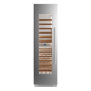 60 cm built-in wine cellar with stainless steel door
