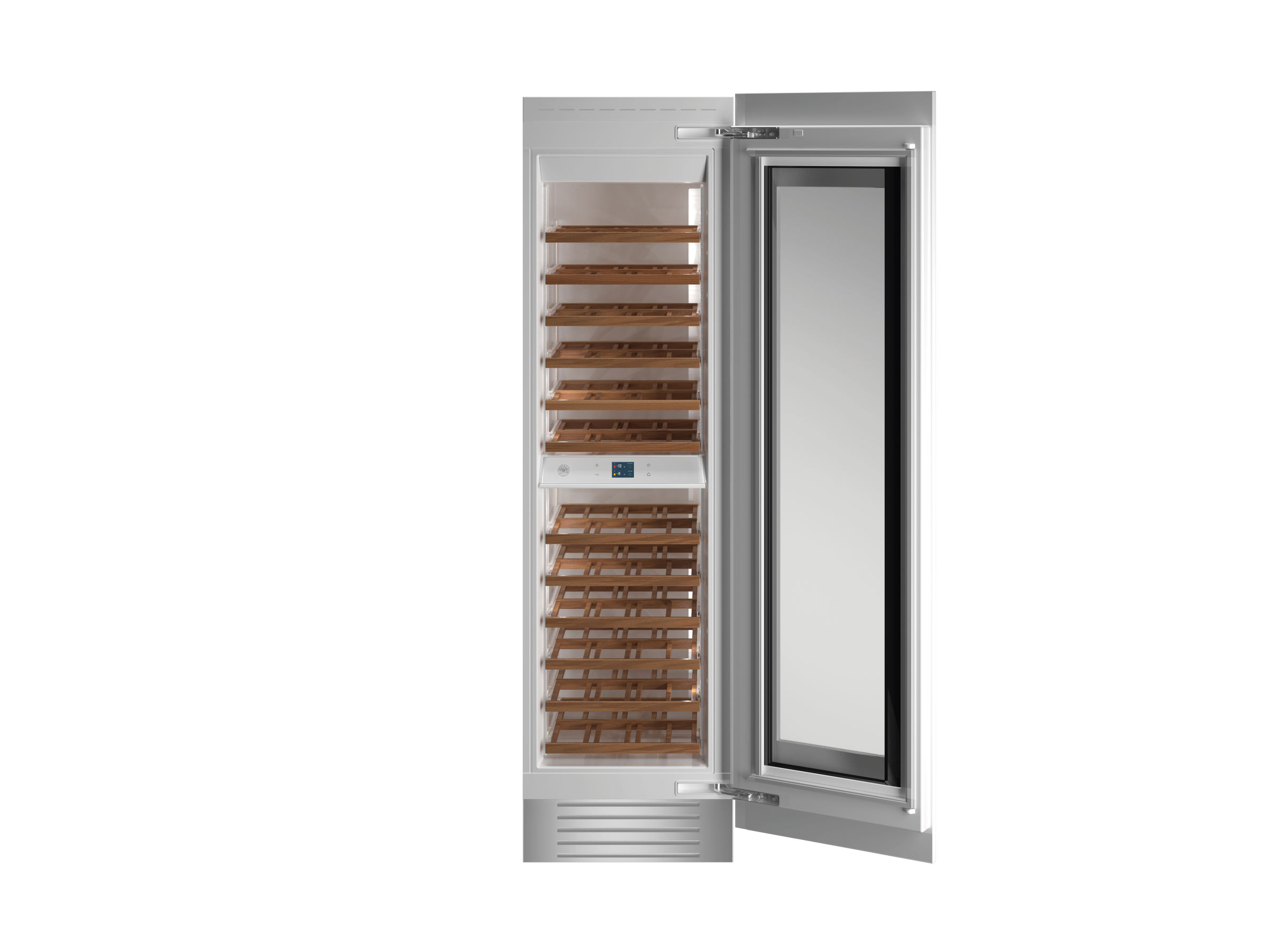 Cantina vini da incasso da 60 cm a scomparsa totale