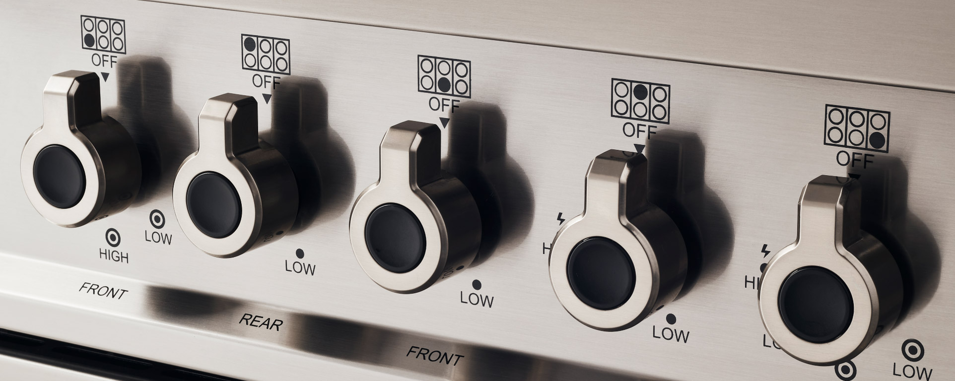 Cucina da 90 cm con 6 bruciatori e doppio forno elettrico - immagine 4