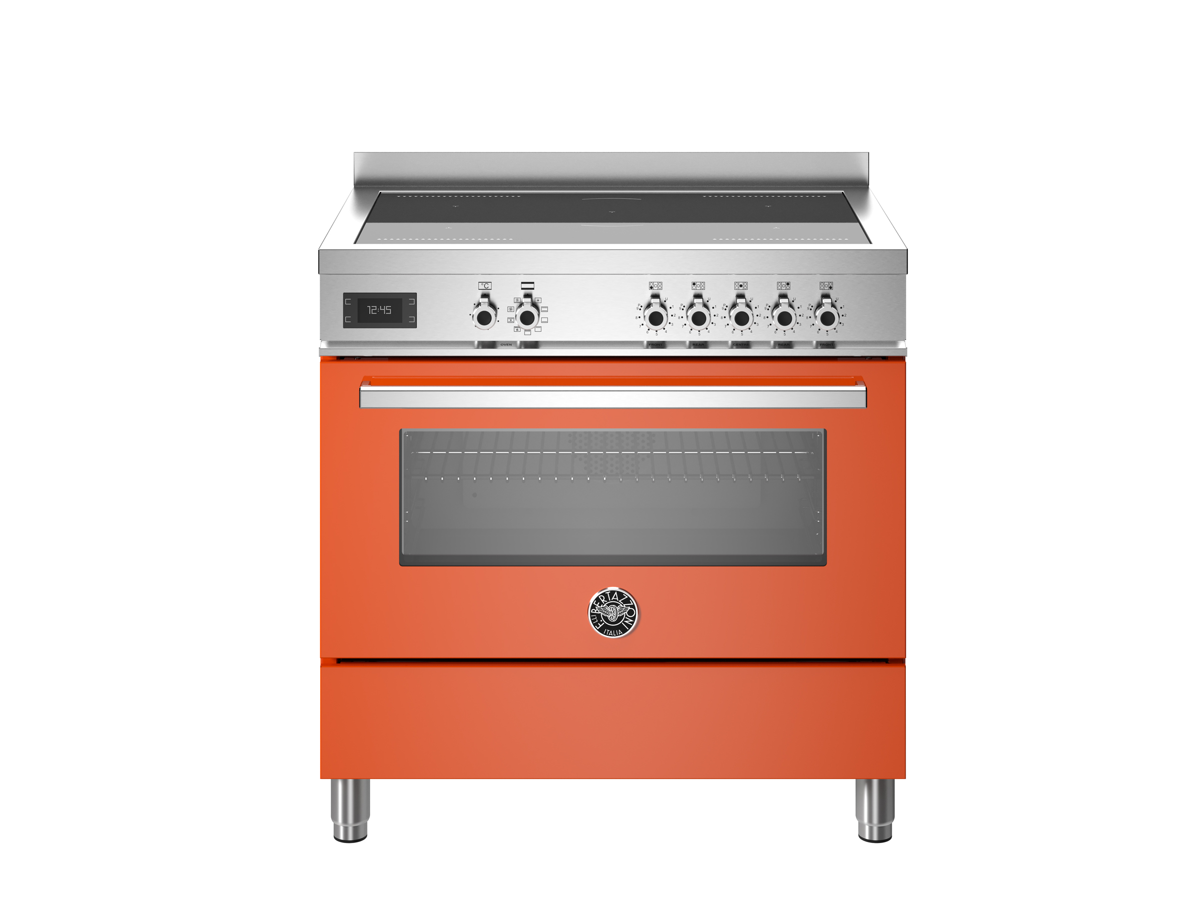 Cucina da 90 cm con piano a induzione e forno elettrico