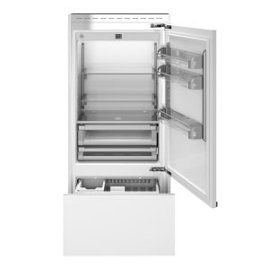 Frigorifero da incasso da 90 cm, panel ready, apertura a destra