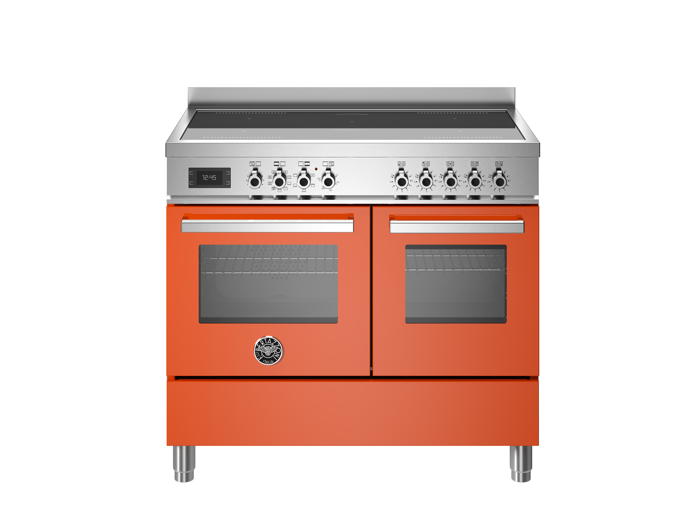 Cucina da 100 cm con piano a induzione e doppio forno elettrico