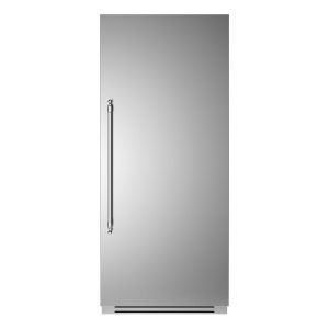 Colonna frigorifero da incasso da 90 cm con porta in acciaio inossidabile
