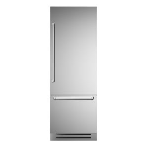75 cm built-in refrigerator, panel installed, right-hand opening