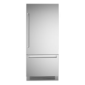 90 cm built-in refrigerator, panel installed, right-hand opening