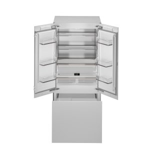 Frigorifero French Door da incasso da 90 cm, panel ready con ice maker e dispenser d'acqua