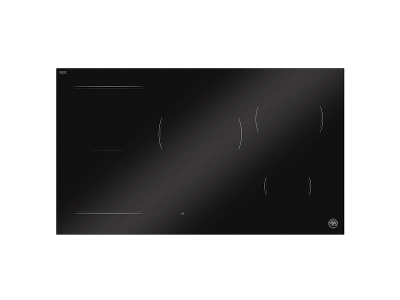 Piano cottura a induzione 90 cm, 5 zone, display LED