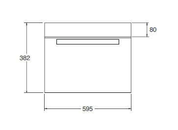 60 cm freestanding stainless steel fridge freezer - Image 3