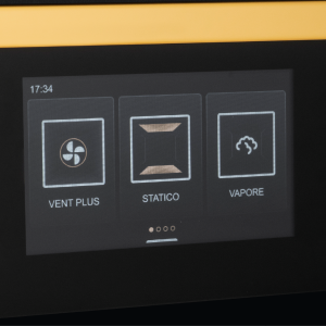 Forno da incasso 60 cm elettrico pirolitico 11 funzioni, display TFT, total steam