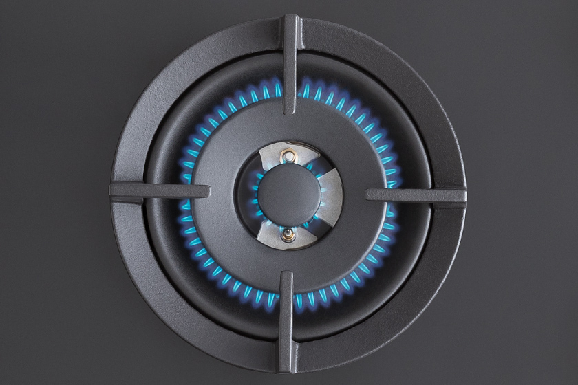 60 cm glass-ceramic gas hob with side wok - Image 7