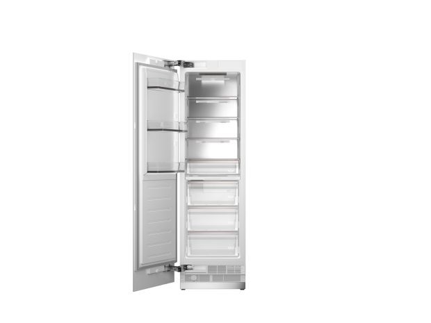 Colonna freezer da incasso da 60 cm con porta pannellata reversibile