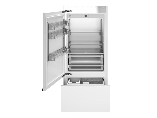 90 cm built-in refrigerator, panel ready, left-hand opening