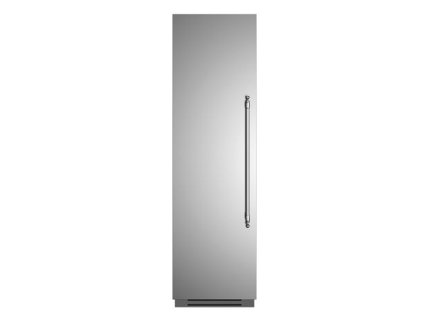 Colonna freezer da incasso da 60 cm con porta in acciaio inossidabile