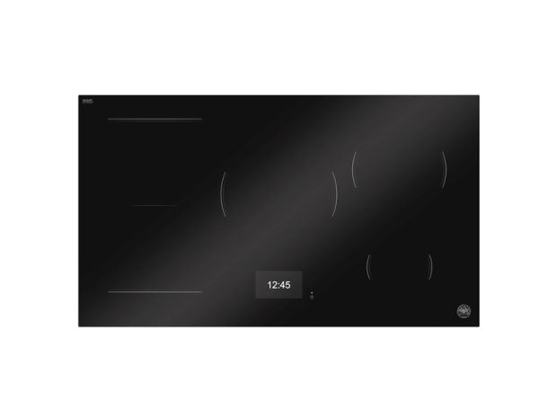 Piano cottura a induzione 90 cm, 5 zone, display TFT
