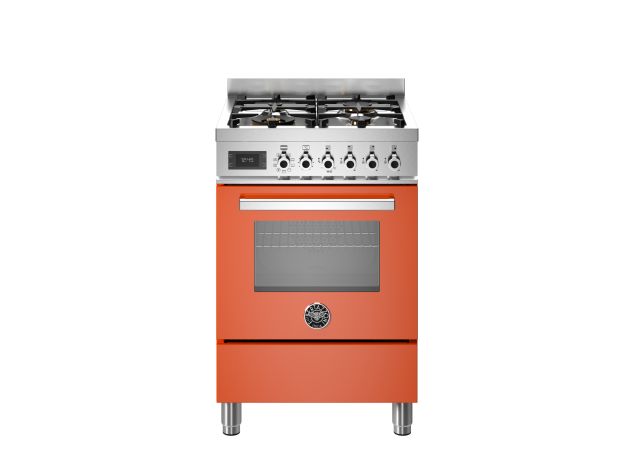 Cucina da 60 cm con 4 bruciatori e forno elettrico