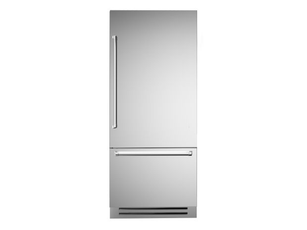 90 cm built-in refrigerator, panel installed, right-hand opening